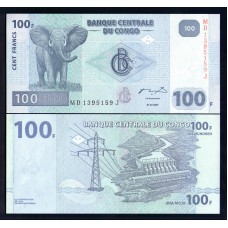 Конго 100 франков 2013г.